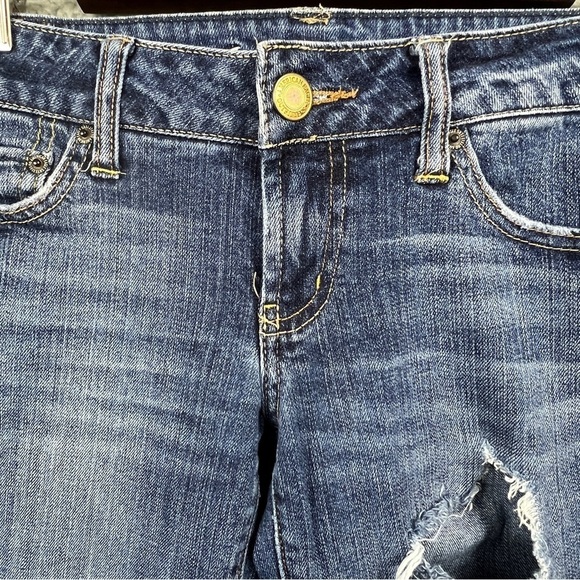 American Eagle Favorite Boyfriend Jeans Women's Size 4 Short Medium Wash - Picture 5 of 12